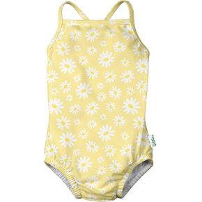 green sprouts i play Baby Girl's Patterned one-Piece Swimsuit, Coral, Small