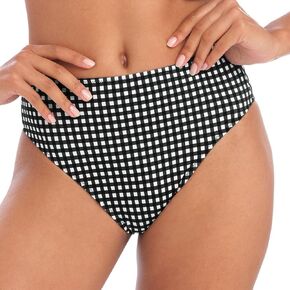 Freya Women's Check in High Waist Bikini Brief