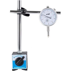 KATSU Tools Dial Test Indicator DTI Gauge 0-10mm with Magnetic Base 40111963