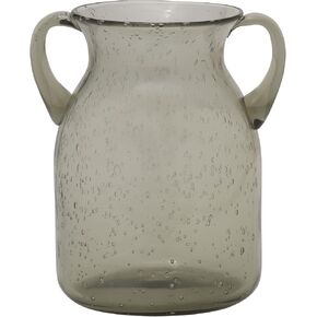 Elements Diamond Ceramic Vase, 15 Inch, White