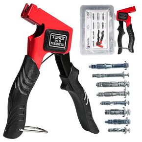 Molly Bolts for Drywall Plaster Wall, Hollow Wall Anchors Drywall Screw Gun for Picture Frames, Shelves, and Towel Racks 40pcs Heavy Duty Hollow Wall Anchors in 8 Size Screws Incl
