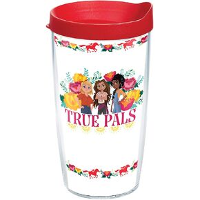 Tervis Made in USA Double Walled Universal DreamWorks Spirit Untamed - True Pals Insulated Tumbler Cup Keeps Drinks Cold & Hot, 16oz, Clear