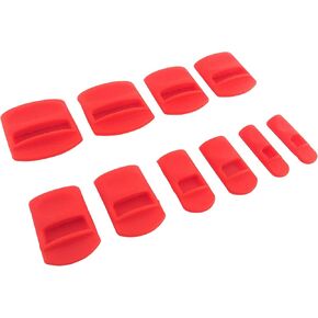 Taytools 101202 10 Piece Soft Silicone Chisel Edge Guard Set for Chisels 1/8 Inch to 1-1/4 Inches