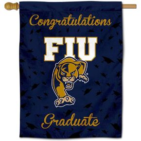 Florida International Panthers College Graduation Gift Banner Flag