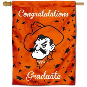 College Flags & Banners Co. Oklahoma State Cowboys Graduation Gift Banner Flag