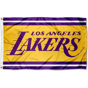 Los Angeles Lakers Wordmark Outdoor Large Grommet Flag