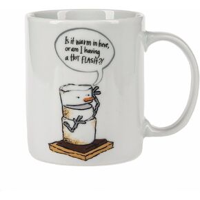 Midwest-CBK Toasted S'mores"Is It Warm In Here, Or Am I Having A Hot Flash?!" Mug, 11 Ounce
