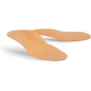 Orthotic Leather Insoles for Children Kids, for Flat Feet, Fallen Arches, Plano-Valgus, with Arch and Heel Support, Kaps Apoyo Kids (31-32 EUR / 13-1 US Kids and Juniors)