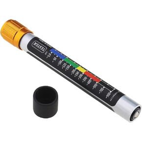 Car Paint Tester Device with Magnetic Tip Scale for Car and Motorbike Paint Coating Test Tool Paint Thickness Gauge Micron-Level Colour Scale Meter