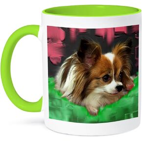 3dRose Miniature Schnauzer Two Tone Black Mug, 11 oz, Multicolor