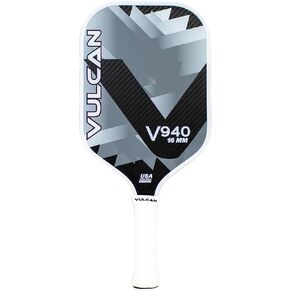 Vulcan | V900 Pickleball Paddle Series | Hybrid Performance | Polypropylene Core - Quatro-Carbon Fiber Surface | USAP Approved | Multiple Colors