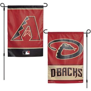 Wincraft MLB Arizona Diamondbacks Flag12x18 Garden Style 2 Sided Flag, Team Colors, One Size