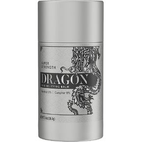 Dragon Pain Relieving Balm 3.4oz Super Silver Strength - Muscle and Joint Discomfort Relief – Quick Absorb, Natural Ingredients - for Back, Elbows, Feet, Hands, HIPS, Legs and Neck