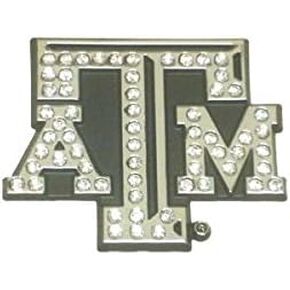 Premium Crystal Texas A&M Auto Emblem