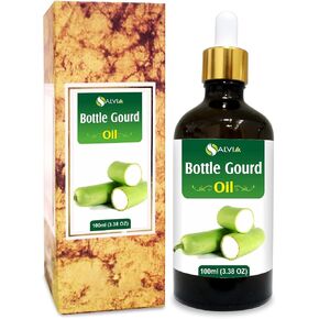 Bottle Gourd Oil (Lagenaria Siceraria) Natural Pure Carrier Oil (100ml with Dropper)