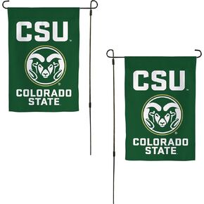 Desert Cactus Colorado State University Garden Flag Rams CSU Banner 100% Polyester (Design E)
