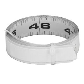 Self Adhesive Measure Tape 4FT 48 Inch Metal Construction Clear Readings Cuttable Length for Work Bench Saw Table