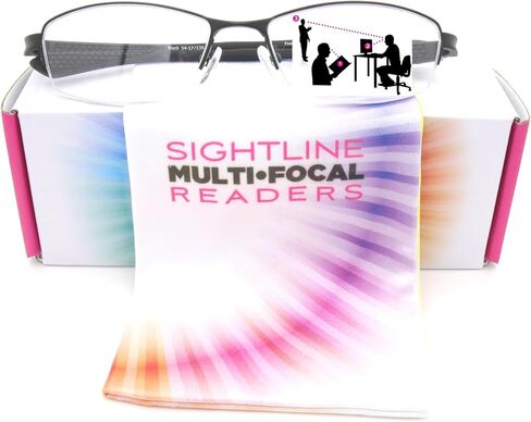 Sightline T611 Progressive Reading Glasses for Women and Men Premium Optical Frame XL Wide Fit in Saudi Arabia