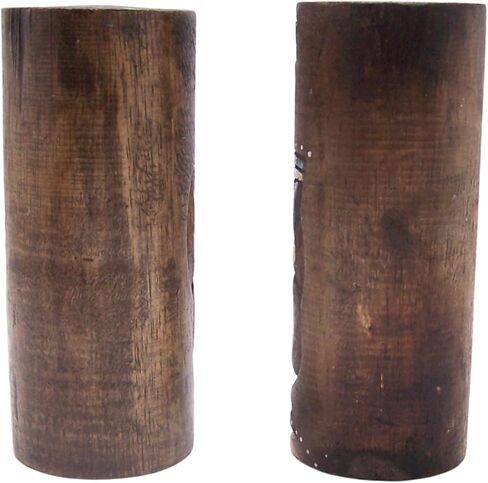 تماثيل خشبية تيكي مطلية، قائمة بذاتها، ديكور للشاطئ، مجموعة من لونين متنوعين، ارتفاع 20.32 سم in Kuwait