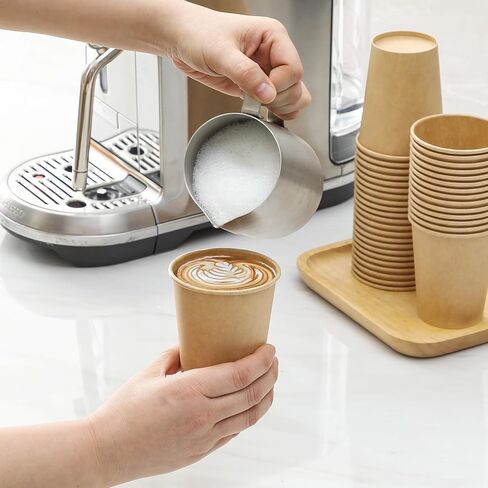AOZITA 480 Pack 8 oz Paper Coffee Cups, Disposable White Paper Hot/Cold Beverage Drinking Cup for Water, Juice, Coffee, Tea in Saudi Arabia