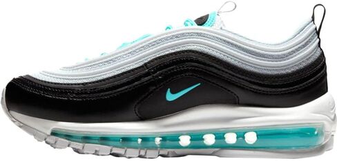 Nike Women's Air Max 97, Pure Platinum / Aurora Green-black-white, 6.5 in Saudi Arabia