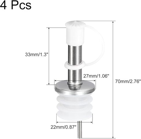 uxcell Stainless Steel Bottle Pourers, 2Pcs Olive Oil Spout with Rubber Dust Caps, Wine Pourers Liquor Pour Spouts for Wine Liquor Coffee Vinegar Bottles (Black) in Kuwait