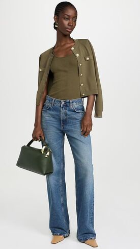 تيشيرت Adira برقبة واسعة للنساء من L'AGENCE in Kuwait