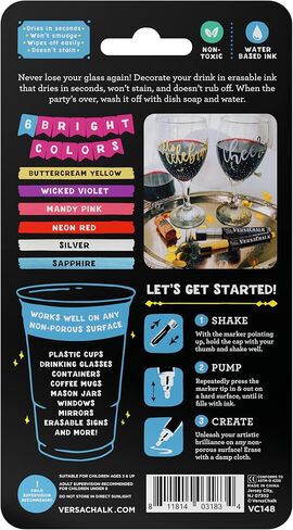 VersaChalk Washable Wine Glass Pens in Saudi Arabia