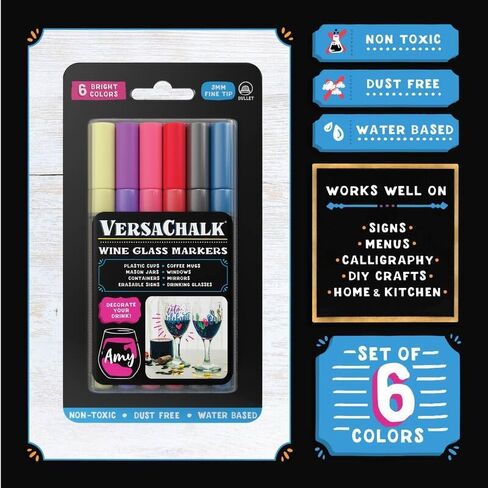 VersaChalk Washable Wine Glass Pens in Saudi Arabia