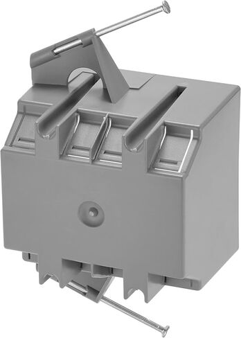 Maxxima 1 Gang 18 cu. in. PVC New Construction Electrical Switch and Outlet Junction Box, New Work Non-Metallic Electrical J-Box w/Nail, ETL Listed, 2 Hour Fire Rating, Gray, 10-Pack in Saudi Arabia