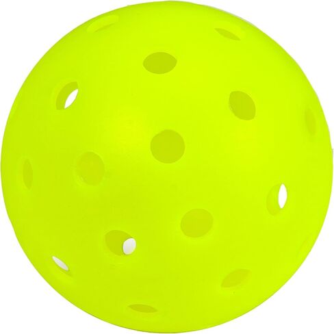 كرات Sukeen Pickleball في الهواء الطلق، كرات Pickleball من قطعة واحدة عالية الارتداد، 40 فتحة كرات مخلل خارجية مقاومة للتشقق، كرات مخلل نيون عالية الوضوح، كرات مخلل خارجية in Kuwait