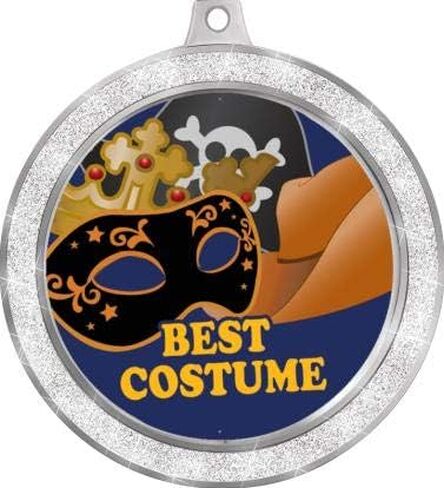 Halloween Medals, 2.5" 2nd Place Halloween Best Costume Medal Prize, Great Halloween Costume Contest Awards Prime in Saudi Arabia
