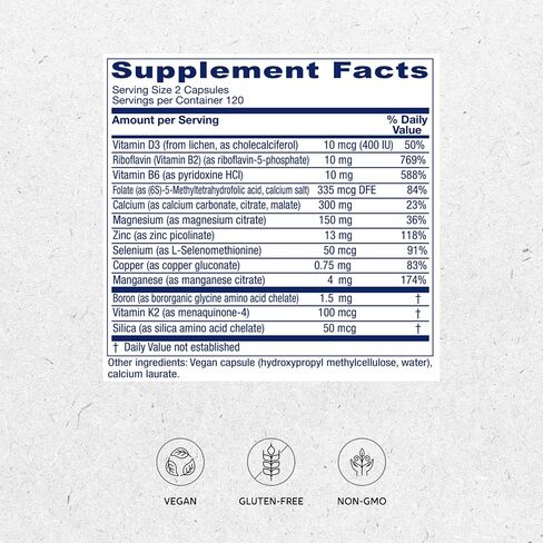 Vitanica, OsteoBlend، دعم العظام، نباتي، 240 كبسولة in Saudi Arabia