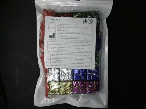 simarro 24 قطعة من زخارف صندوق هدايا عيد الميلاد الصغيرة، 2.5 سم شجرة عيد الميلاد صناديق هدايا صغيرة معلقة ديكورات حفلات هدايا شجرة عيد الميلاد في الأماكن المغلقة والخارجية معلقة قلادة زينة للعطلات in Kuwait