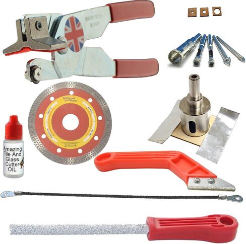Tile Cutter Hand Tool Cut Floor Tile Glass Tile Cut Tiles Straight or Quarter Curve Manual Tile Cutter Tool for Cutting Wall Tile Porcelain Tile and Glass Tile Faster and Cleaner than a Wet Tile saw in Kuwait