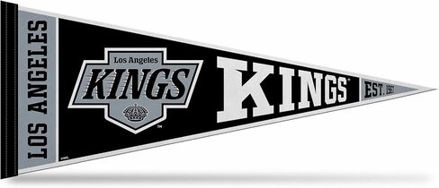 Rico Industries NHL Hockey Los Angeles Kings Rally 12" x 30" Felt Wall Décor Pennant - Great for Home/Bed Room/Man Cave Décor in Saudi Arabia