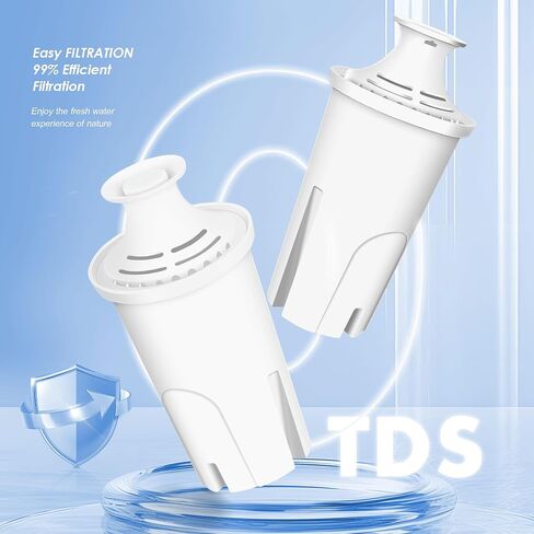 Improvedhand Water Filter Replacement Compatible with Brita Water Pitchers and Dispensers, OB03, Classic 35557, Mavea 107007 and More, Pack of 3 in Saudi Arabia