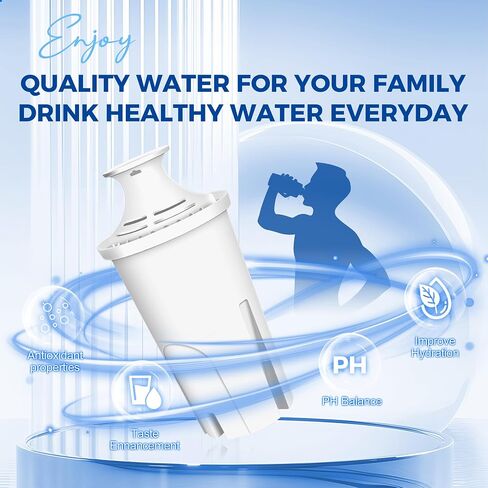 Improvedhand Water Filter Replacement Compatible with Brita Water Pitchers and Dispensers, OB03, Classic 35557, Mavea 107007 and More, Pack of 3 in Saudi Arabia