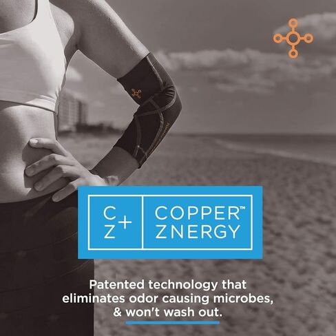 Tommie Copper Performance Compression Elbow Sleeve, Men & Women, UPF 50 Sleeve for Tennis Elbow & Golfers Elbow Relief in Kuwait