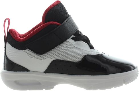 NIKE Stay Loyal 3 Baby/Toddler Shoes (FB9924-006, Black/White/Wolf Grey/Varsity Red) Size 7 in Saudi Arabia