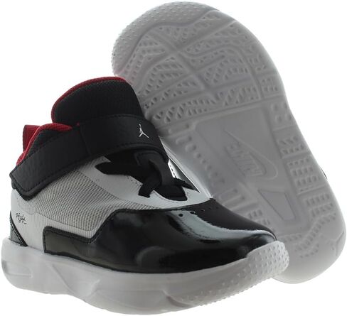 NIKE Stay Loyal 3 Baby/Toddler Shoes (FB9924-006, Black/White/Wolf Grey/Varsity Red) Size 7 in Saudi Arabia