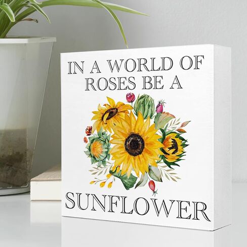 Summer Desk Decor,Sunflower Gnome on Retro Green Truck Wooden Plaque Sign Desk Decor,Rustic Floral Gnome Wood Block Sign Desk Decorations for Summer Home Living Room Office Garden Shelf Table Decor in Kuwait