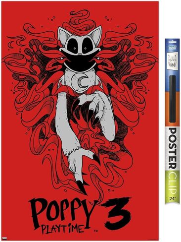 Trends International Poppy Playtime: Chapter 3 - Smoke Wall Poster, 22.37" x 34.00", Poster & Clip Bundle in Saudi Arabia