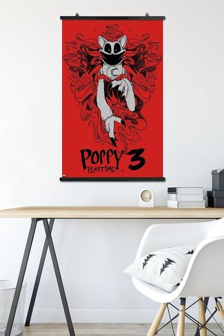 Trends International Poppy Playtime: Chapter 3 - Smoke Wall Poster, 22.37" x 34.00", Poster & Clip Bundle in Saudi Arabia
