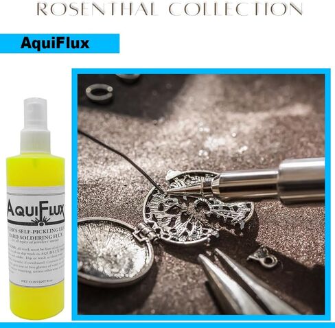 Aquiflux Self Pickling Flux 1/2 Pint for Precious Metals Gold Silver Jewelry and Hard Soldering (8 oz.) in Kuwait
