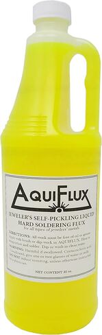 Aquiflux Self Pickling Flux 1/2 Pint for Precious Metals Gold Silver Jewelry and Hard Soldering (8 oz.) in Kuwait