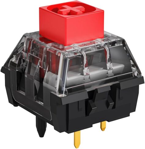 مفاتيح لوحة المفاتيح الميكانيكية، 5 Pin 45gf Box V2 Cliky Switches، متوافقة مع MX Keycaps، ومفاتيح الألعاب (26 قطعة) (أبيض) in Saudi Arabia