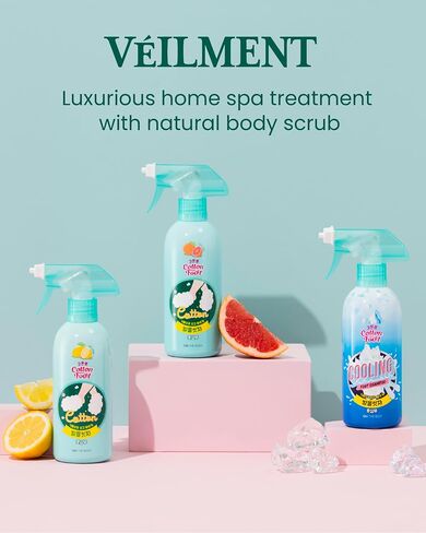 Cotton Foot - Foot Shampoo Soap (Menthol Cooling, 13fl oz) - Refreshing Cleanse Spray, Deodorizing Foot Care Wash. Foaming Wash, Easy to Use. in Saudi Arabia
