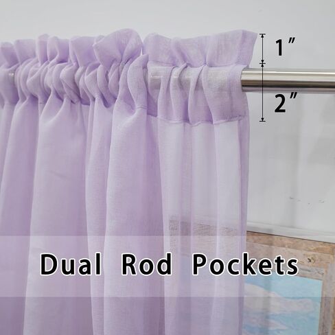 Dark Grey Valances Sheer Valences 18 inch Curtains Living Room Window Curtain Bedroom Kitchen Small Short Mini Curtain Panels Topper Rod Pocket 4 Pieces 52"x18" in Kuwait