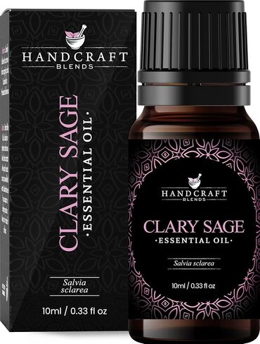 Clary Sage Essential Oil - 0.33 Fl Oz - 100% Pure and Natural - Premium Grade Essential Oil for Diffuser and Aromatherapy in Saudi Arabia